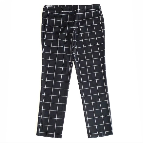 SOLD 💕Willi Smith Windowpane Plaid Ankle Pants - Picture 2 of 14